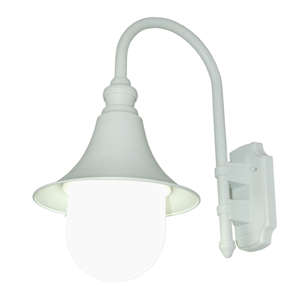 white outdoor wall light fixtures photo - 9