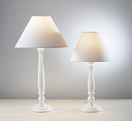 white table lamps photo - 4