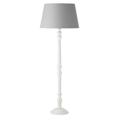 white wooden floor lamp photo - 7