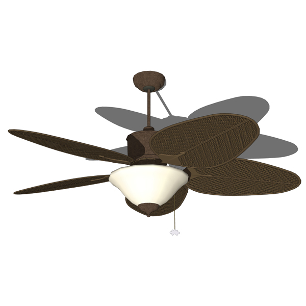 wicker ceiling fans photo - 5