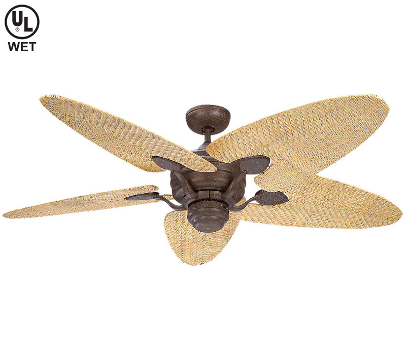 wicker ceiling fans photo - 7