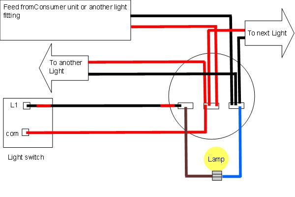 wiring wall lights photo - 3