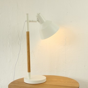 wood desk lamp photo - 4