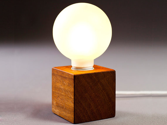 wood table lamps photo - 5