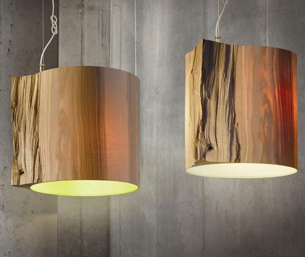 wooden wall lights photo - 3