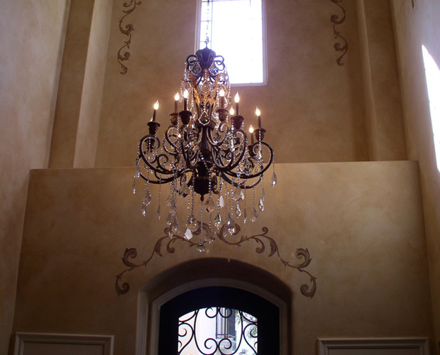 wrought iron ceiling lights photo - 7