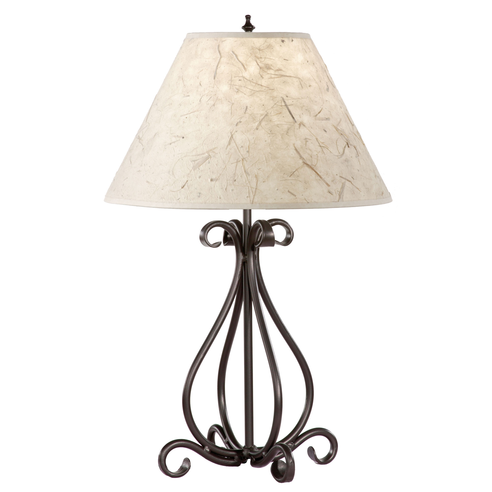 wrought iron table lamps photo - 2