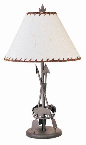 wrought iron table lamps photo - 6