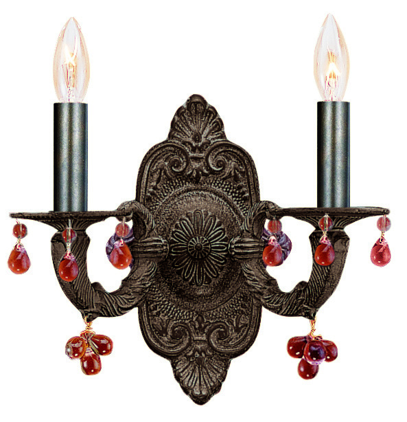 wrought iron wall lights photo - 8