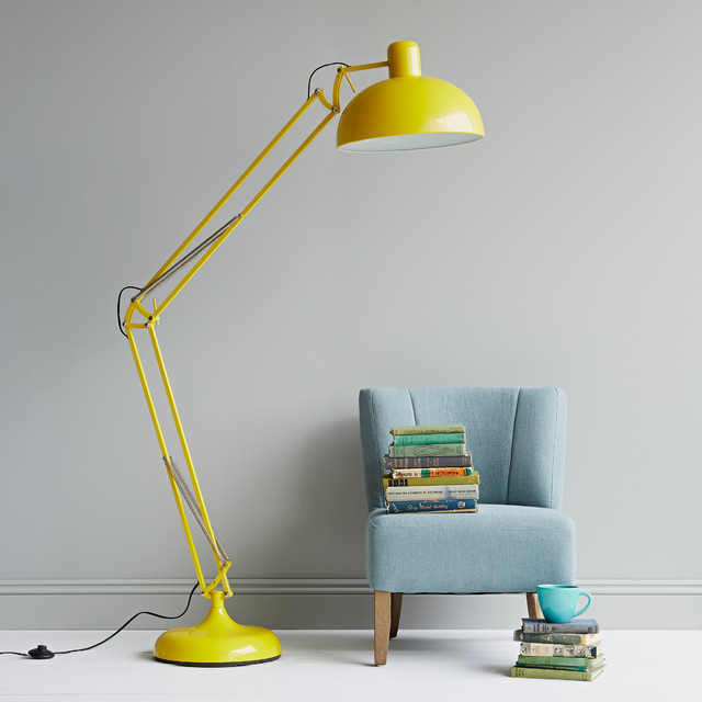 yellow floor lamp photo - 1