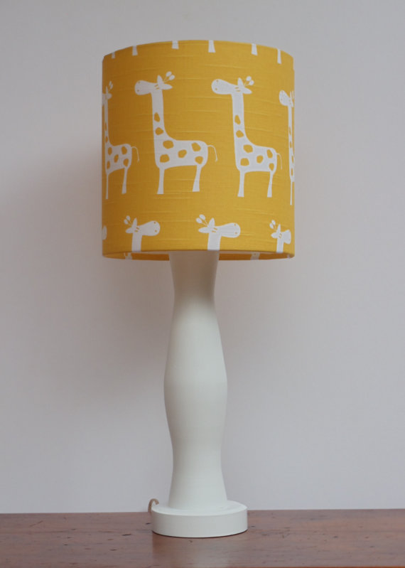 yellow nursery lamp photo - 1