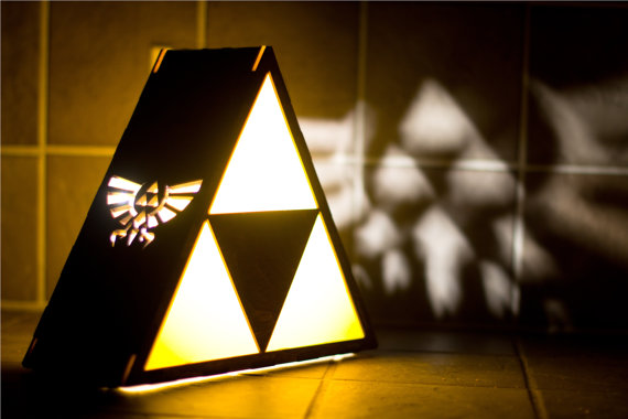 zelda triforce lamp photo - 4