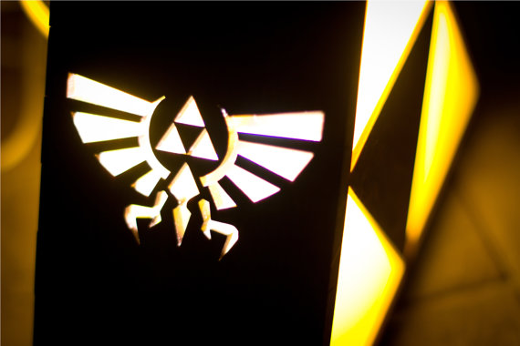 zelda triforce lamp photo - 5